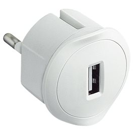 050680 USB ADAPTÉR DO ZÁSUVKY BÍLÁ
