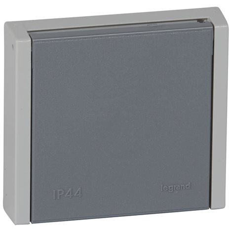 055708 PLX ZÁS. IP44 3P+T+N 20A ŠEDÁ