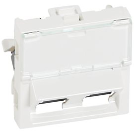 076502 MOSN 2XRJ45 UTP5E 2M 45°