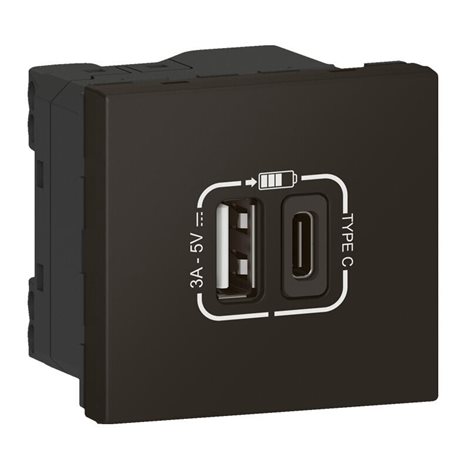 079193L MOSN NABÍJ.USB A+C 15W ČERNÁ