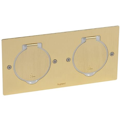 089712 PLATINUM IP44 2X2M BRONZ ČTVER