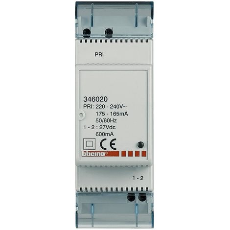 346020 BT NAP.ZDROJ 0,6A 2DIN,2V 1