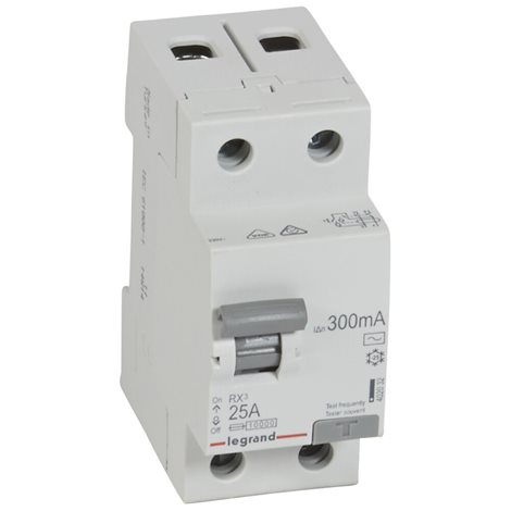 402032 RX3 CHRÁN. 2P 25A 300MA AC