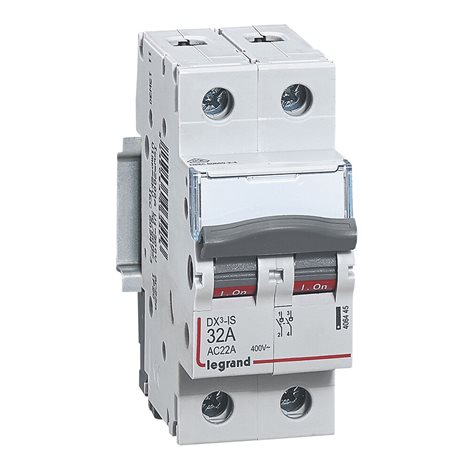 406445 DX3 VYPÍNAČ 2P 32A 400V 2DIN