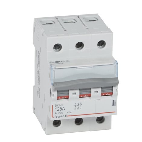 406470 DX3 VYPÍNAČ 3P 125A 400V
