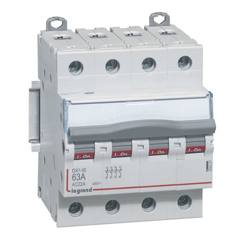 406487 DX3 VYPÍNAČ 4P 63A 400V