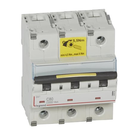 409280 DX3 JISTIČ 3P C80 10000A/16KA