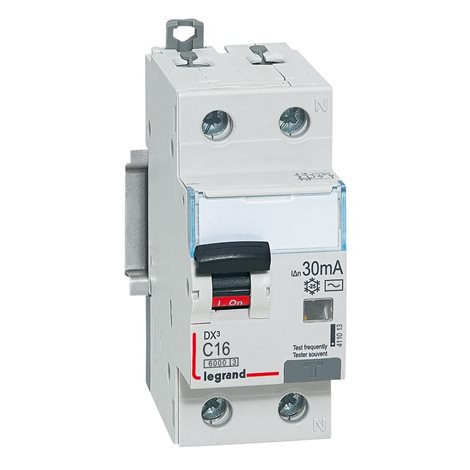 411013 DX3 KOMB. 1+N C16 30MA AC 6KA 