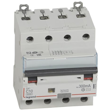 411204 DX3 KOMB. 4P C10 300MA AC 6KA