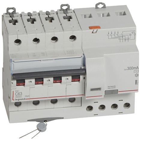 411211 DX3 KOMB. 4P C63 300MA AC 6KA