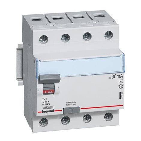 411708 TX3 CHR.4P 40A 30MA AC       