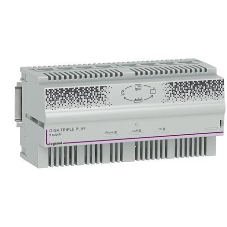 413044 LCS-DIN TRIPLE-PLAY SWITCH