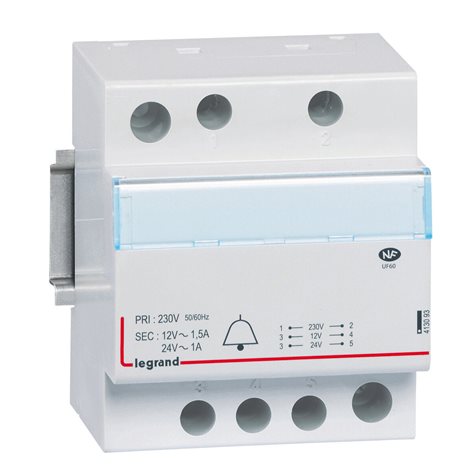 413093 TRANSF. 220V/24V-12V 1/1,5A