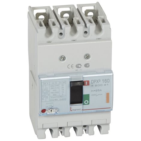 420041 DPX3 160 TM 3P 25A 25KA   