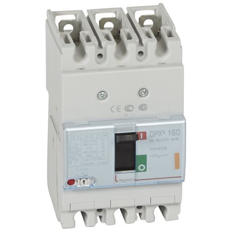 420042 DPX3 160 TM 3P 40A 25KA   