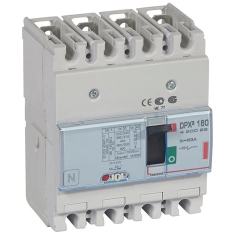 420093 DPX3 160 TM 4P 63A 36KA