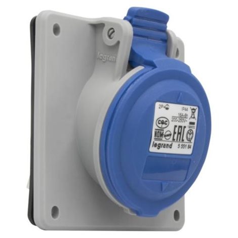 555184 P17 ZÁS.VEST. 250V 3K 16A IP44 3