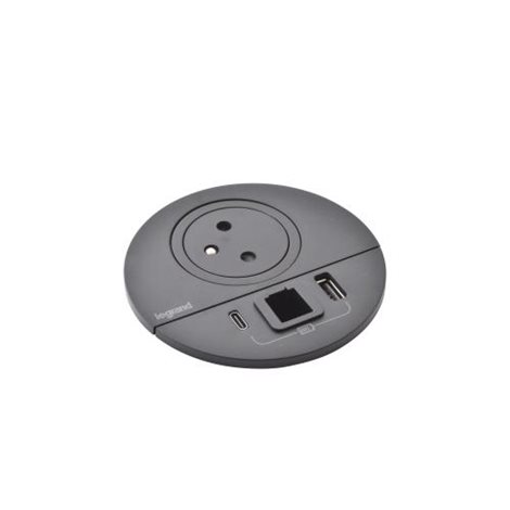 654707 DISQ80 2P+T USB A+C KV ČERNÁ 1