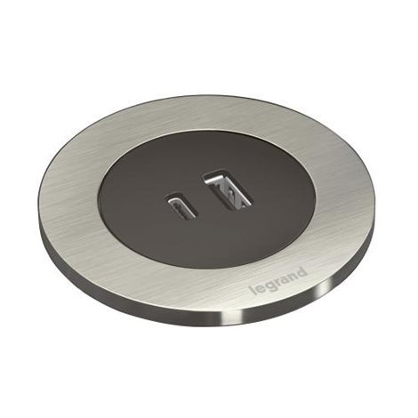 654733 DISQ60 USB A+C ČERNÁ KOV.KRYT 1