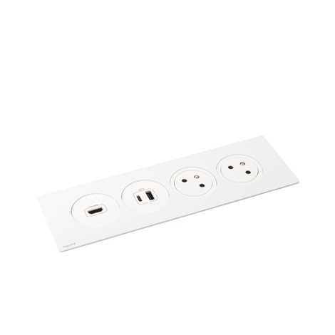 654742 DISQIN 2X2P+T USB A+C HDMI BÍ 1