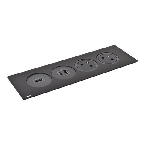 654745 DISQIN 2X2P+T USB A+C HDMI ČER 1
