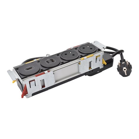 654745 DISQIN 2X2P+T USB A+C HDMI ČER 2
