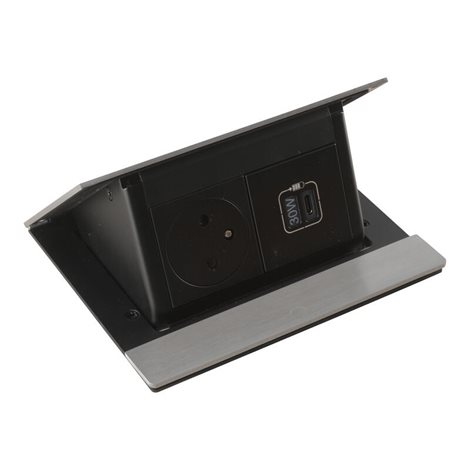 654827 POPUP 2P+T USB C 30W BR.HL 4M 1