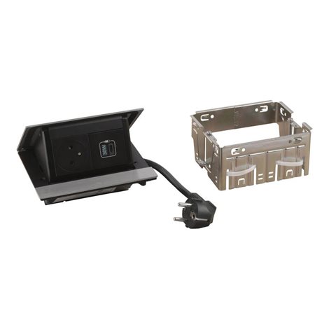 654827 POPUP 2P+T USB C 30W BR.HL 4M 3