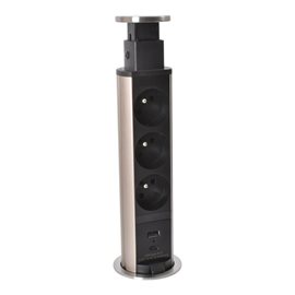 654970 TOWER60 3X2P+T USB A+C