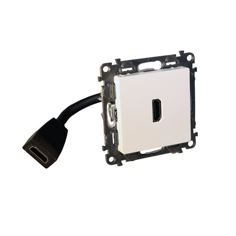 753175 VALENA LIFE PŘEDKONEKTOROVANÁ ZÁSUVKA HDMI V1.4 BÍLÁ