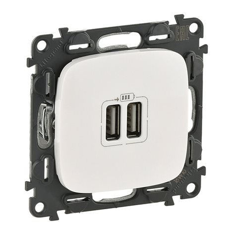 754995 VALA 2XUSB NABÍJEČKA 2400MA BÍLÁ
