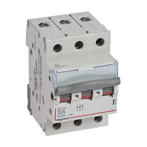 406465 DX3 VYPÍNAČ 3P 32A 400V 3DIN