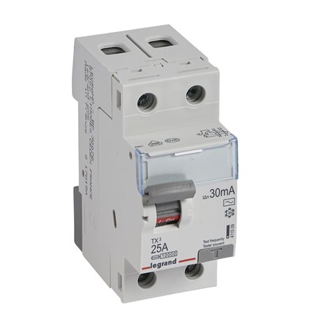 411509 TX3 CHRÁN. 2P 25A 30MA AC