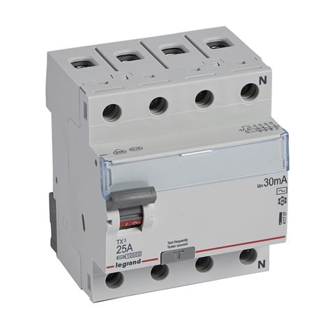 411707 TX3 CHR.4P 25A 30MA AC       