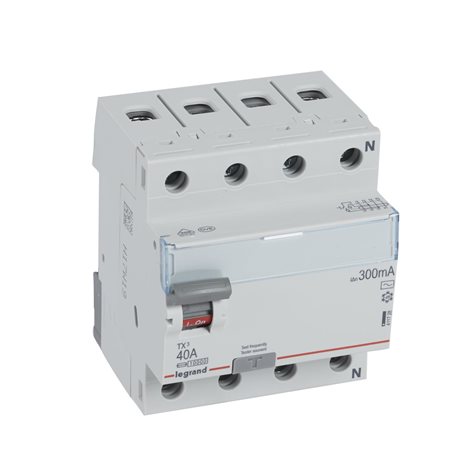 411728 TX3 CHRÁN.4P 40A 300MA AC   
