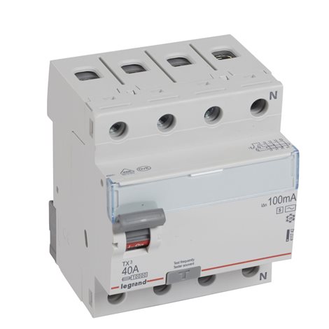 411742 TX3 CHRÁN. 4P 40A 100MA AC-S