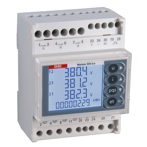 MFD4421 IME NEMO D4-LE ANALYZÁTOR IMP+RS485 4DIN