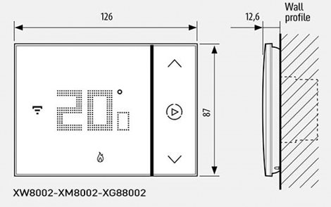 XW8002 BTNA SMARTHER W.NETATMO BÍLÁ 5