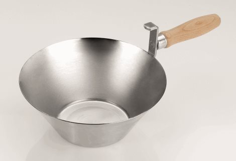 140303 Kovová miska na sádru prům. 180 mm