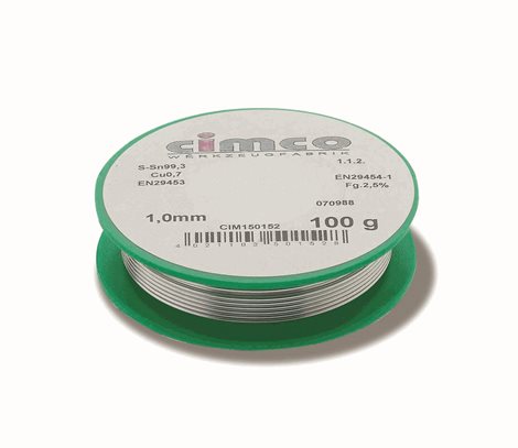 150152 Letovací bezolovnatý drát ø 1 mm (100 g)