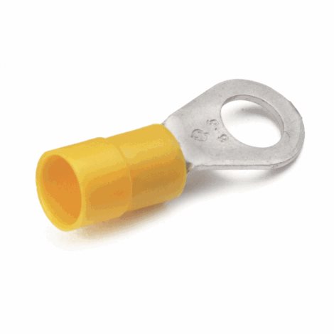 180058 Izolované oko Cu 4-6/10 mm, žluté (100 ks)