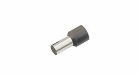 180948 Izolovaná dutinka Cu 1,5/10 mm, černá (100 ks)
