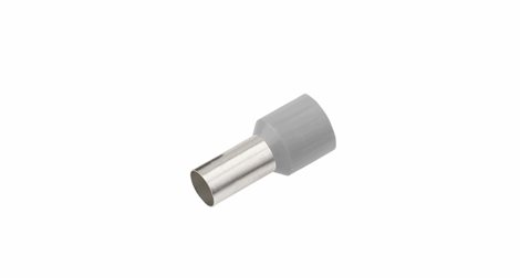 180950 Izolovaná dutinka Cu 2,5/12 mm, šedá (100 ks)