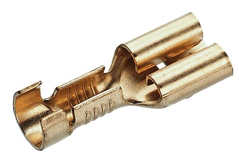 181202 Neizolovaný mosazný konektor 1,5-2,5/6,3x0,8 mm (100 ks)