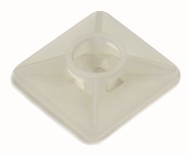 181384 Příchytka vázací pásky bílá 27 x 27 mm (100 ks)