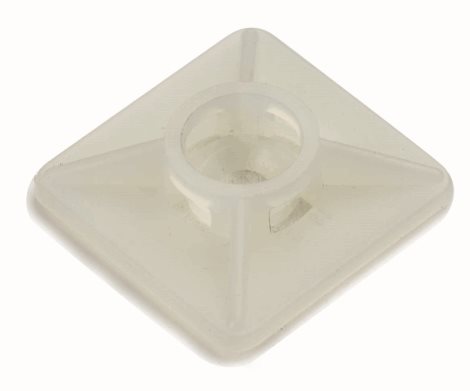 181384 Příchytka vázací pásky bílá 27 x 27 mm (100 ks)