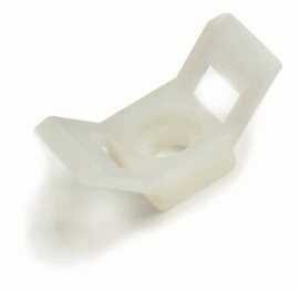 181389 Příchytka vázací pásky bílá 30 x 15 mm (100 ks)