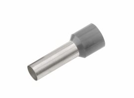 182208 Izolovaná dutinka Cu 4/10 mm, šedá (100 ks)