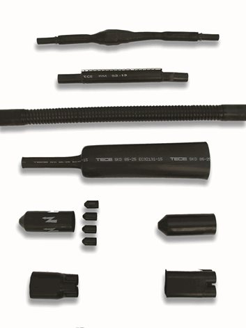 184324 Smršťovací návlek 2:1 černý 19 - 38 mm (1 m)