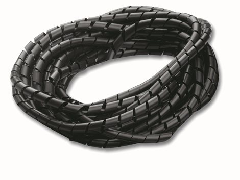 186220 Svazkovací spirála černá 4 - 20 mm (10 m)